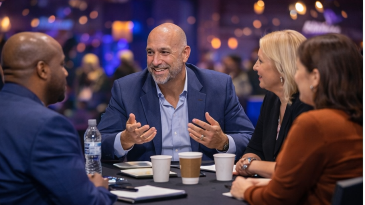 A person is putting a ballot into a ballot box.