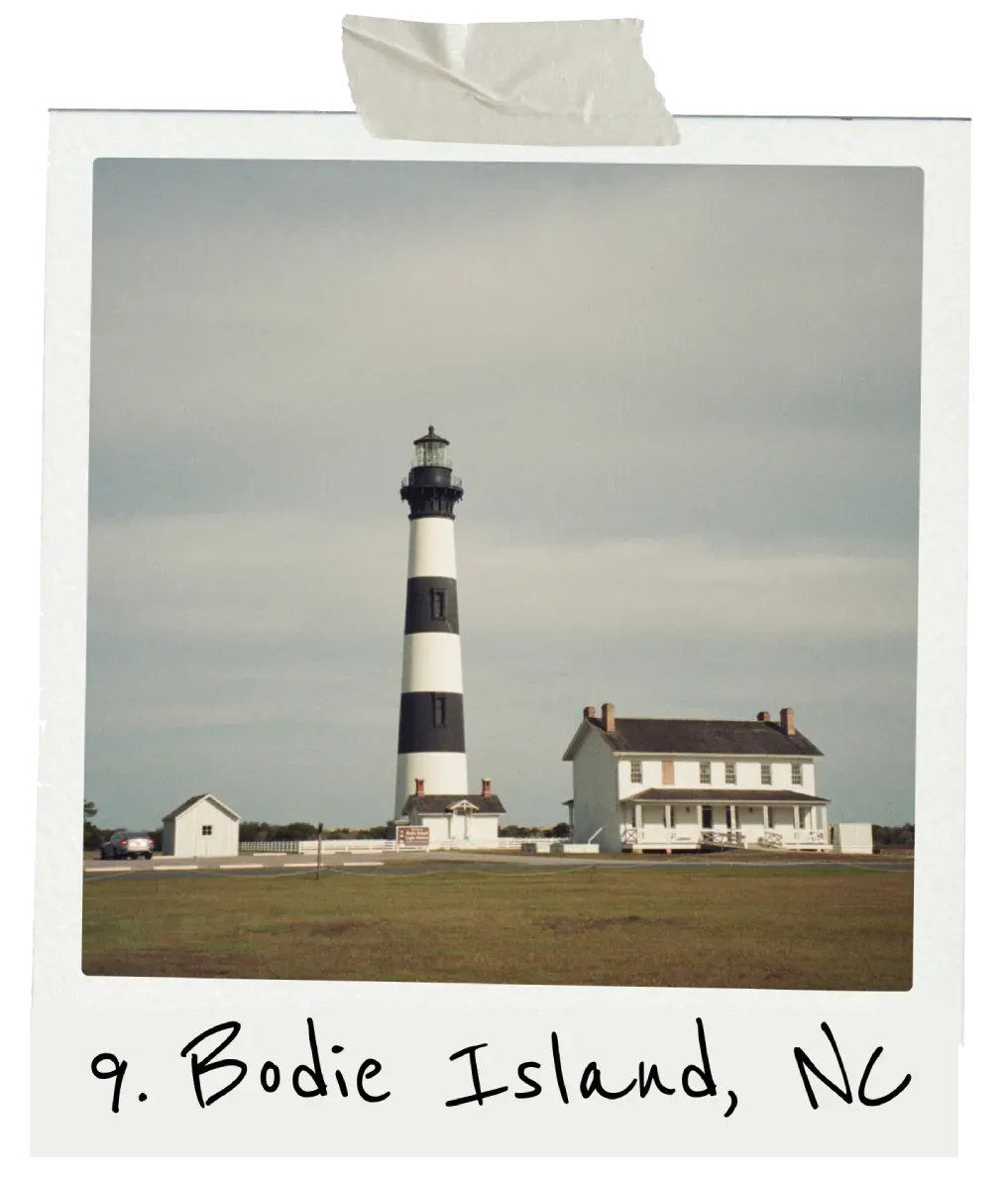 Bodie Island, NC lighthouse on film