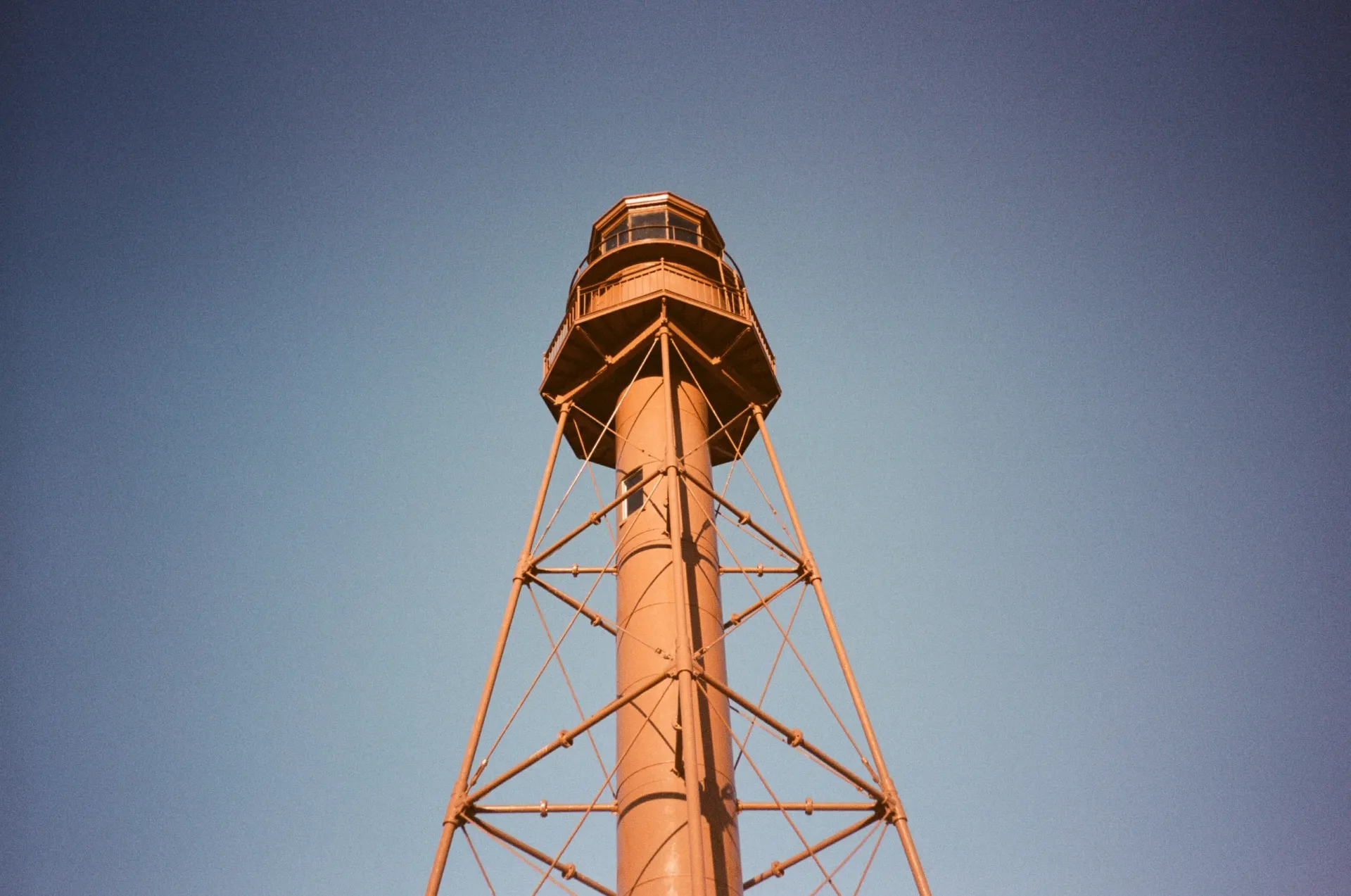 A film photograph of the Point Cabrillo lighthouse in California
