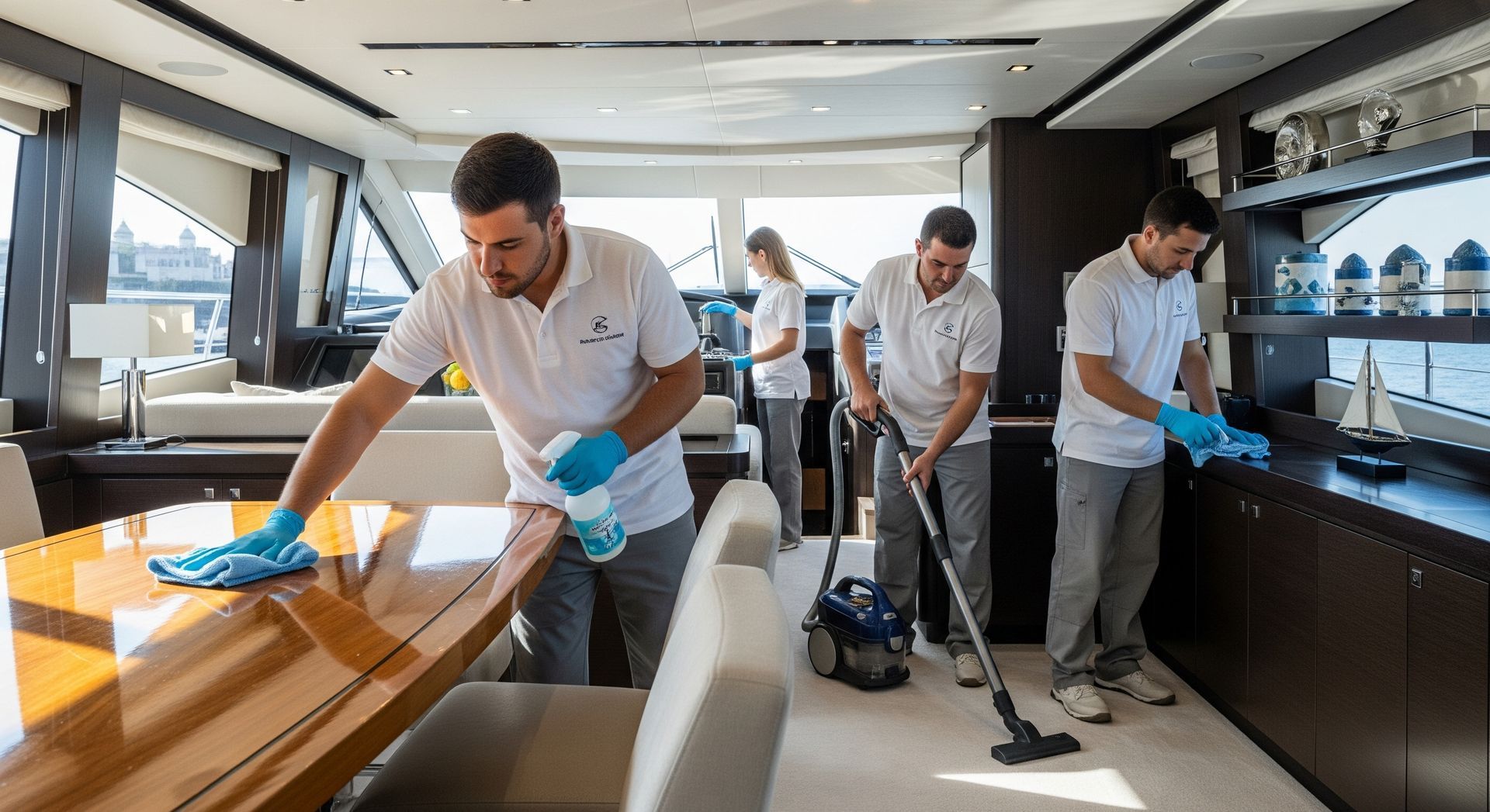 Professional yacht cleaning services compared with DIY methods for better shine and protection
