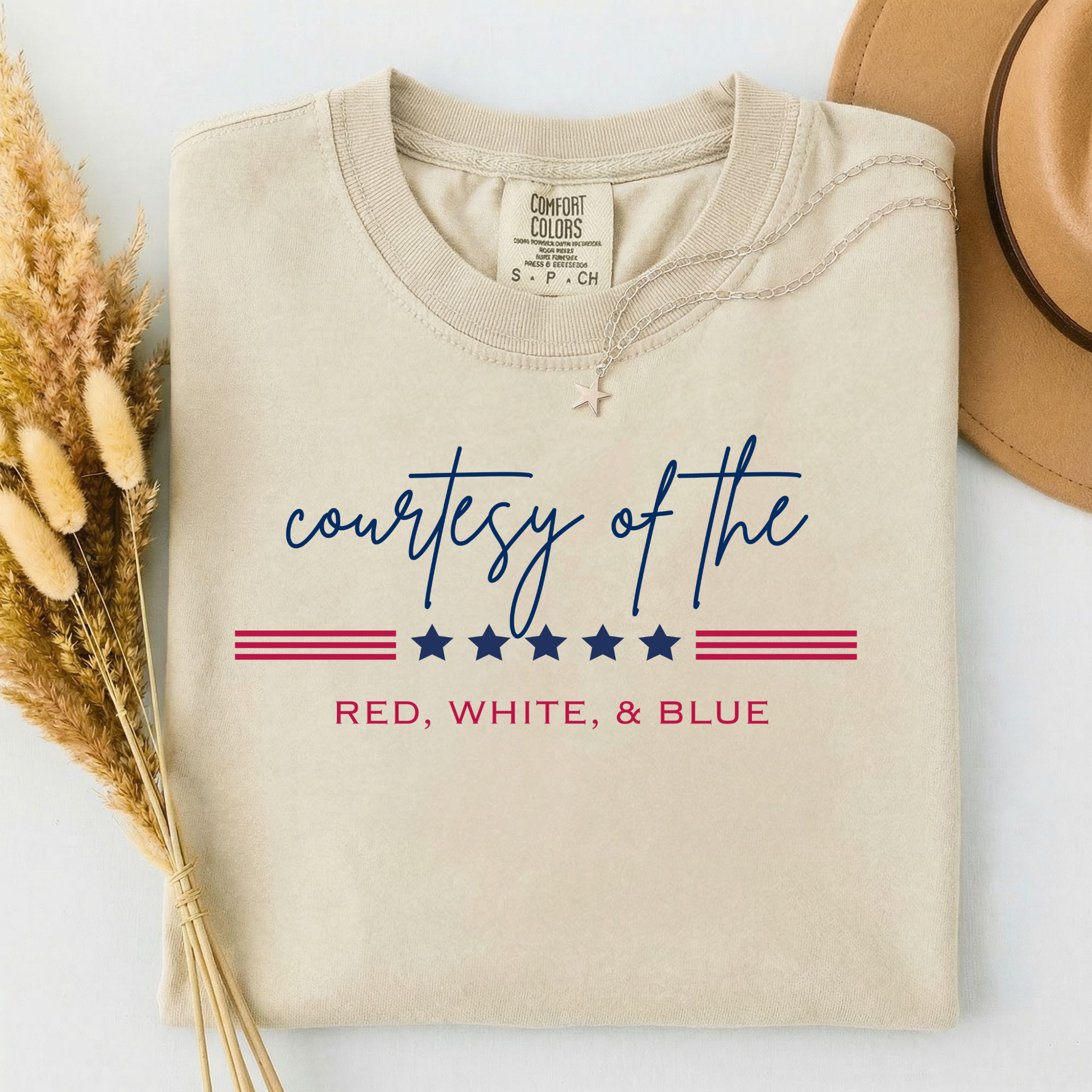 Courtesy of the Red, White, and Blue Tee