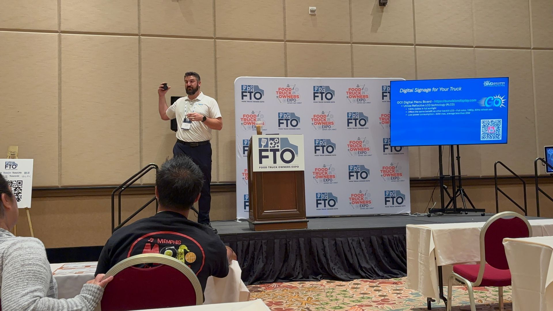 Dave Sexauer from Sun Vision Display Speaking at FTO Expo