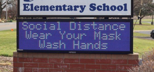 electronic sign boards for schools