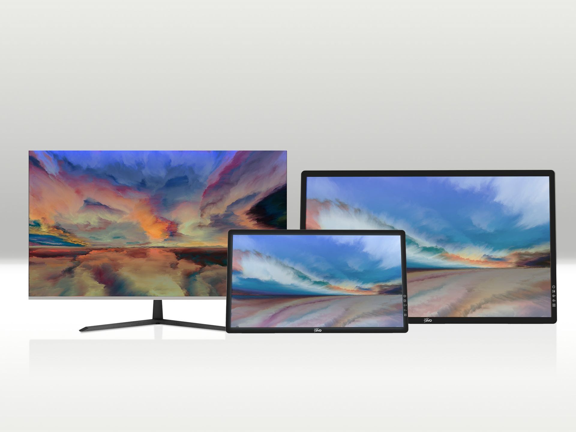 The rE Monitor Family featuring color RLCD technology