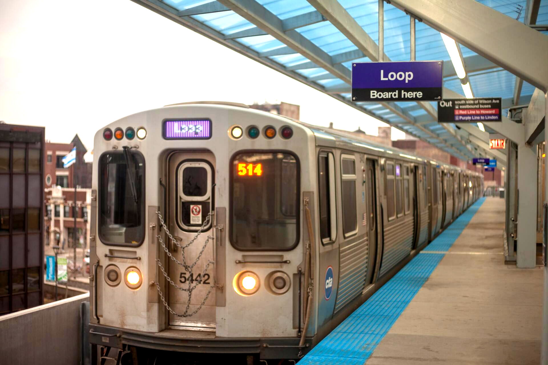 train station digital signage