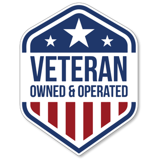 Veteran Owned and Operated logo | The Rustic Wrench