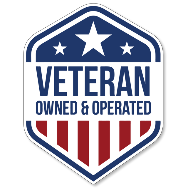Veteran Owned and Operated logo | The Rustic Wrench