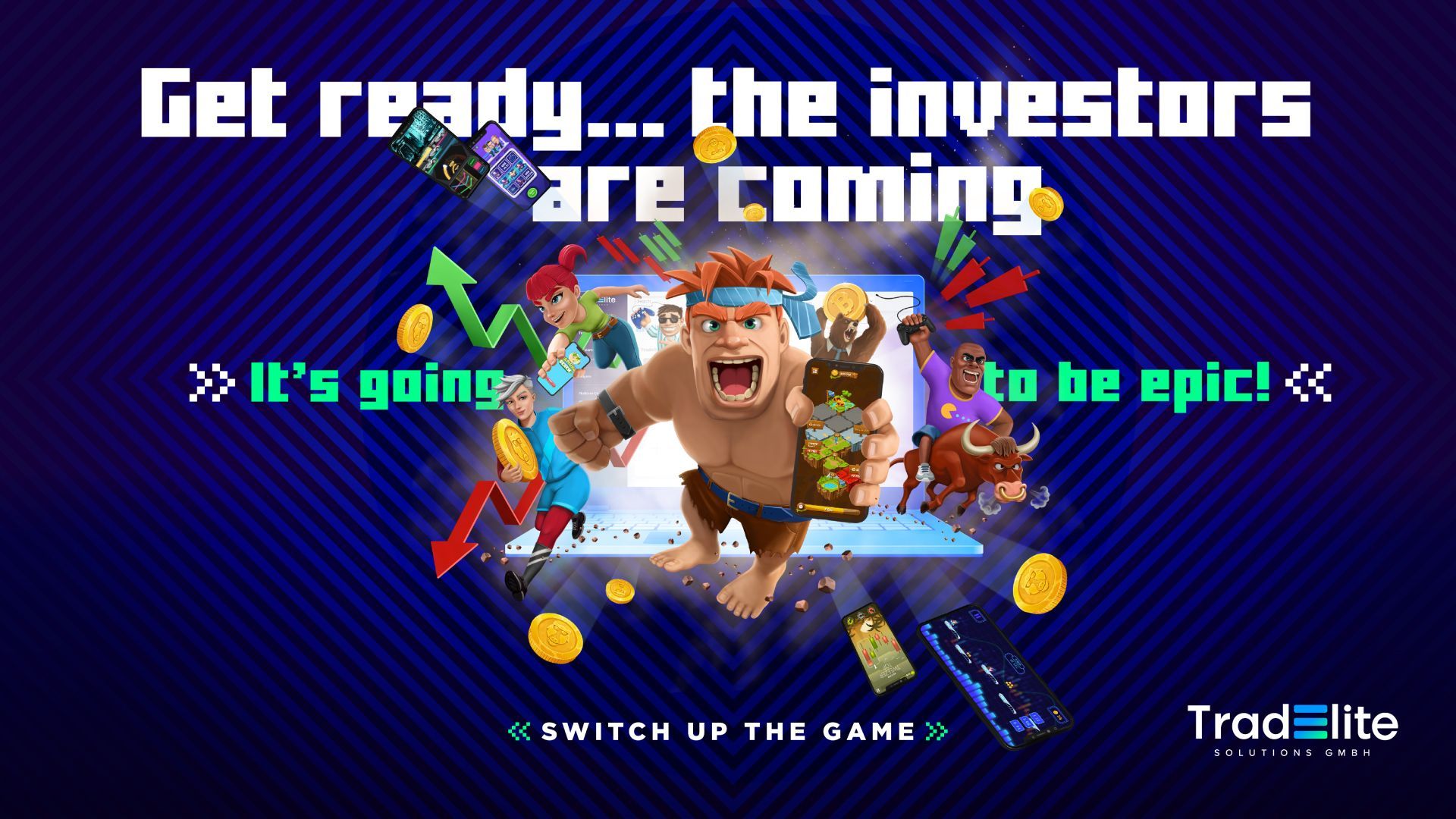 a poster that says get ready the investors are coming