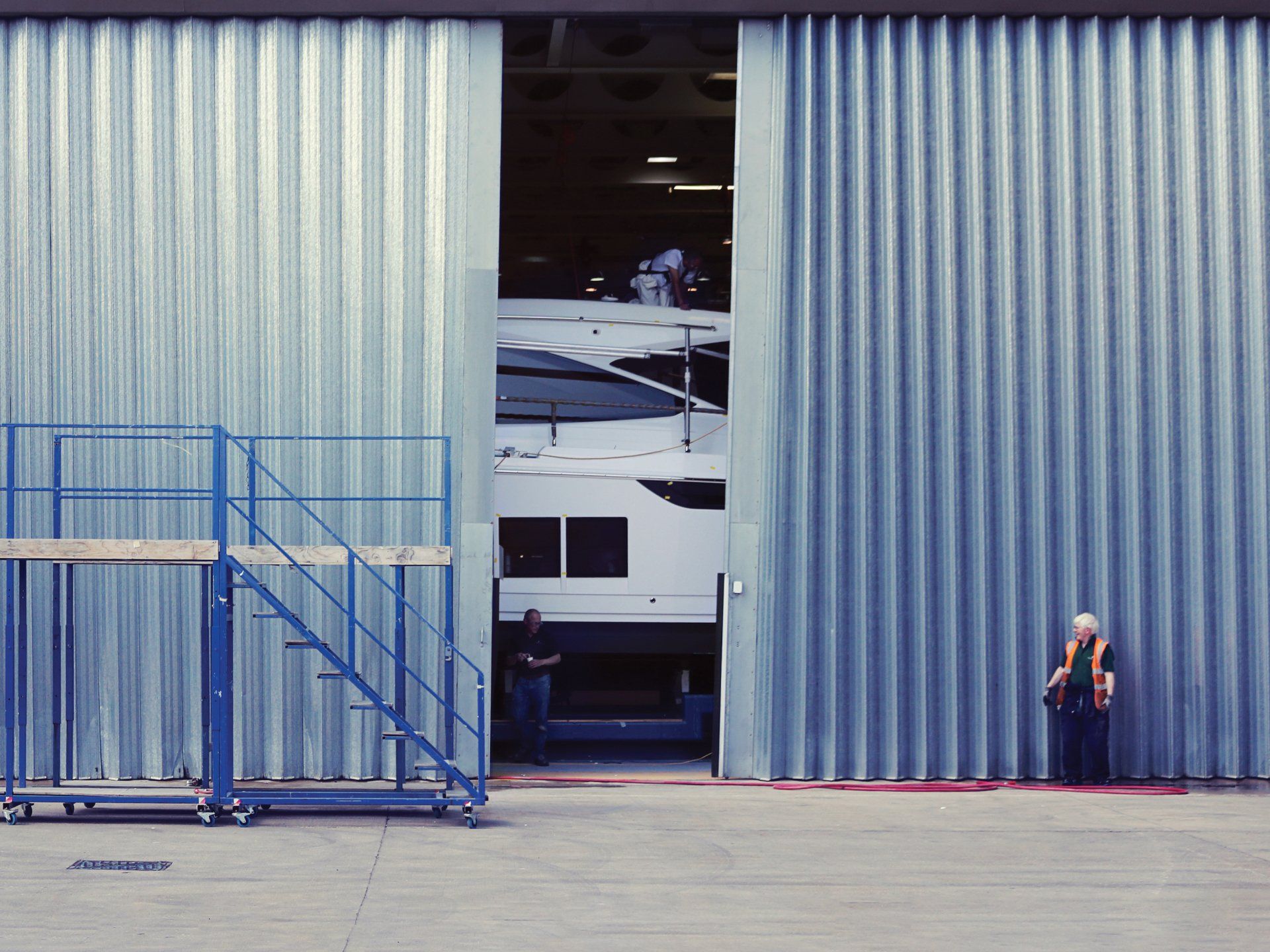 Fairline Yachts boat yard. © The Animo Group Ltd.