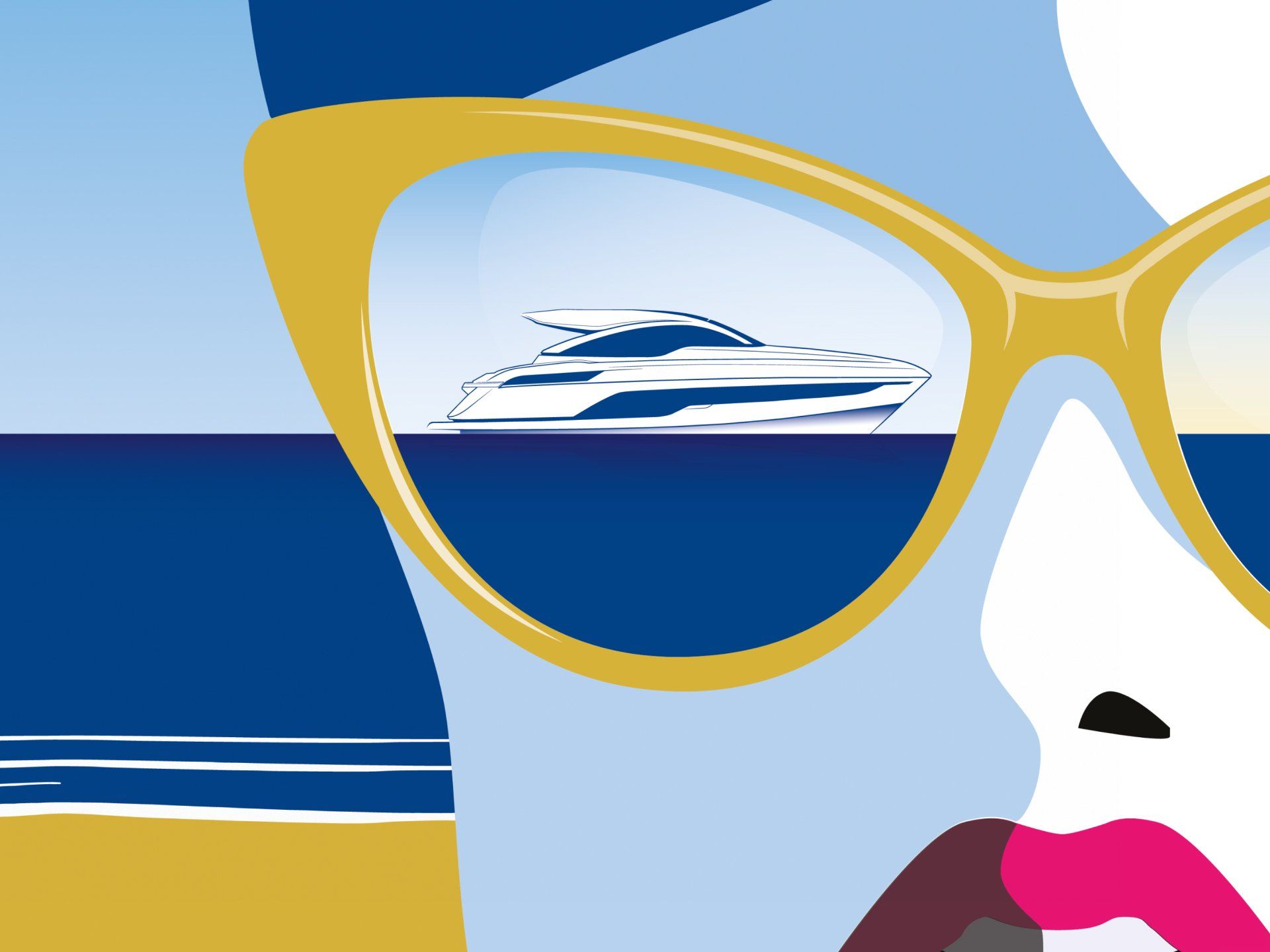 Ad campaign created to launch Fairline Yachts' Targa 43 Open. © The Animo Group Ltd.