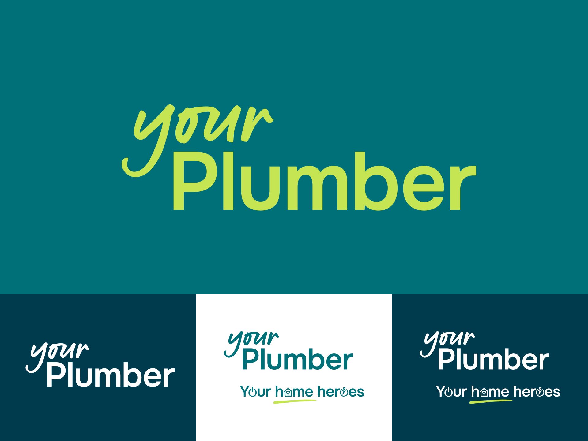 The new YourPlumber brand logos