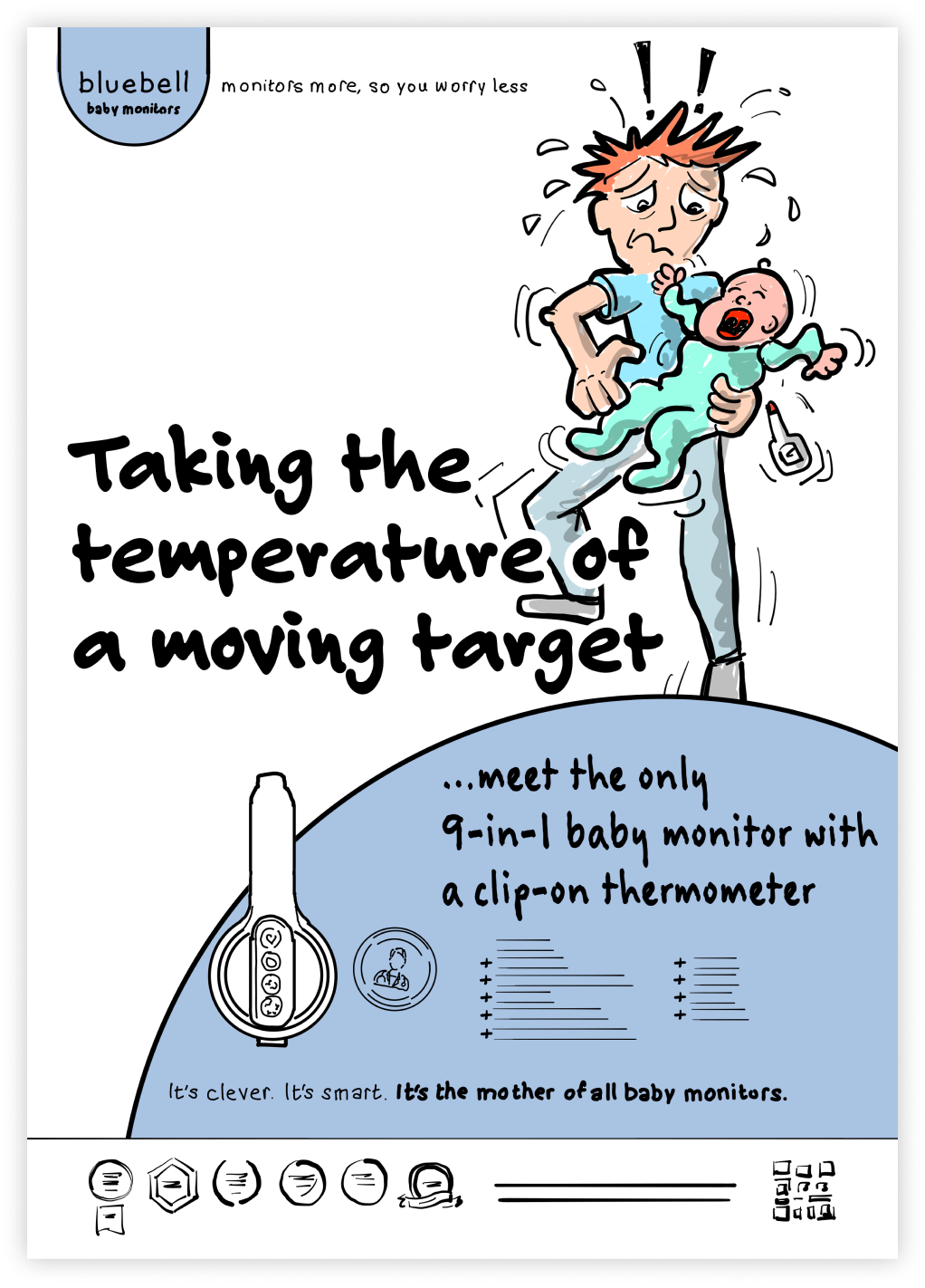 an ad scamp about taking the temperature of a moving target