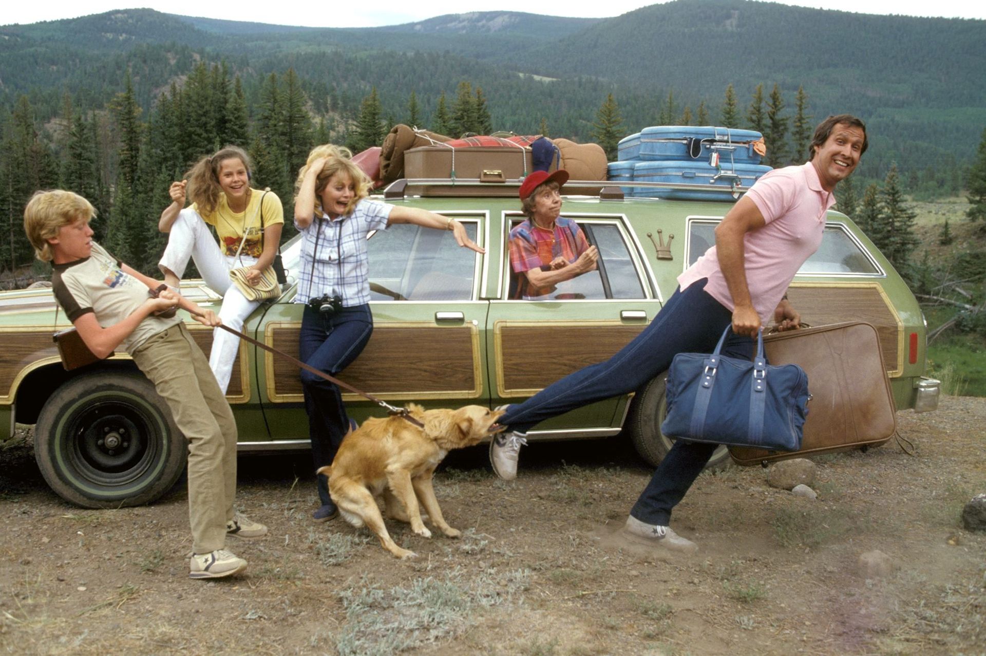 Publicity shot for National Lampoons Vacation. Warner Bros.