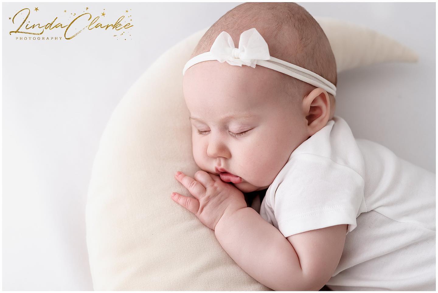 Newborn baby during a newborn photoshoot in dublin Ireland