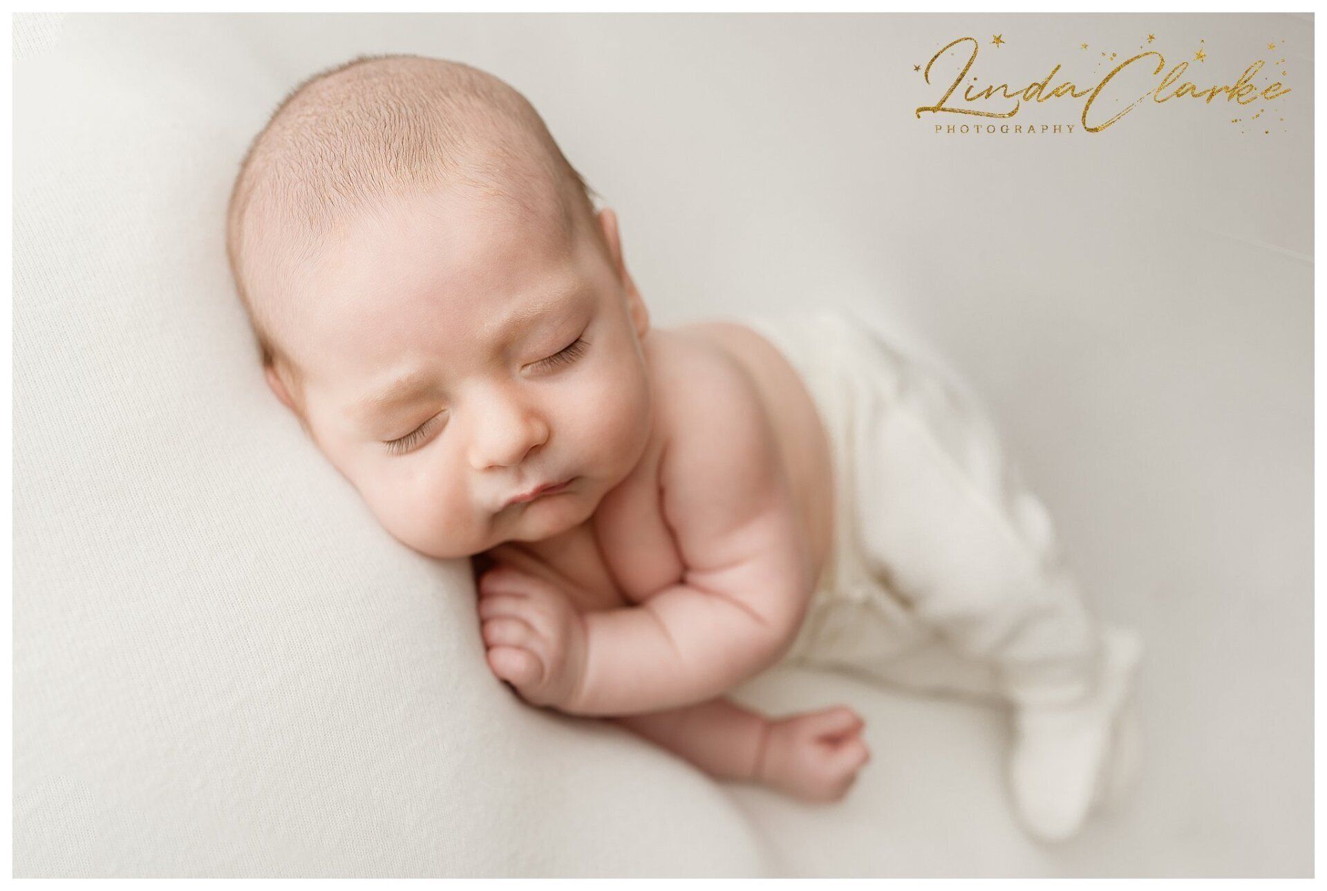 Newborn baby during a newborn photoshoot in dublin Ireland