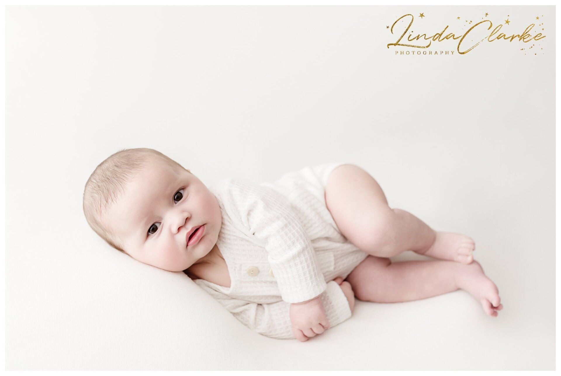 Newborn baby during a newborn photoshoot in dublin Ireland