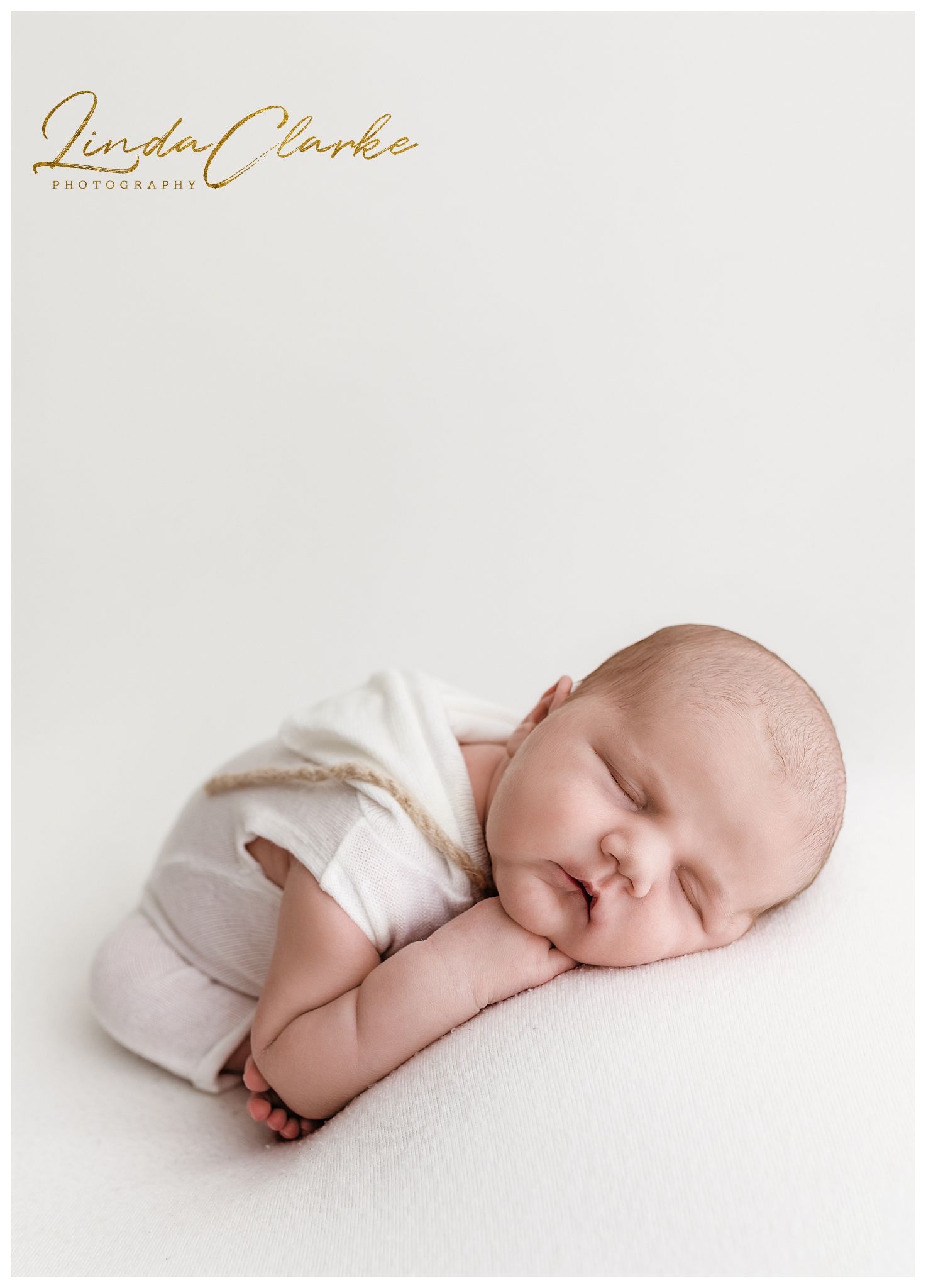 Newborn baby during a newborn photoshoot in dublin Ireland