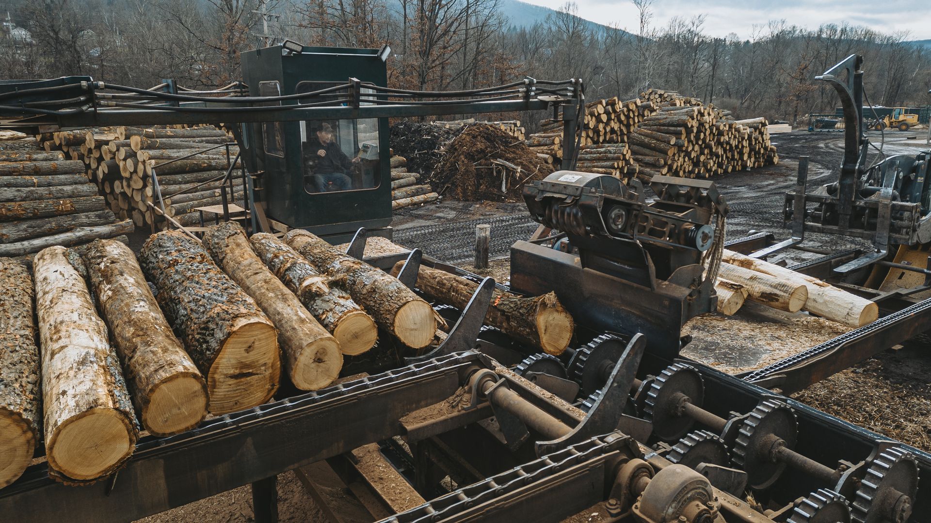 pipeline skids Mill Hall 