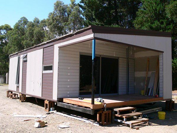 building after being moved