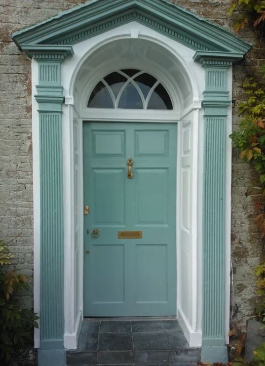 painted door
