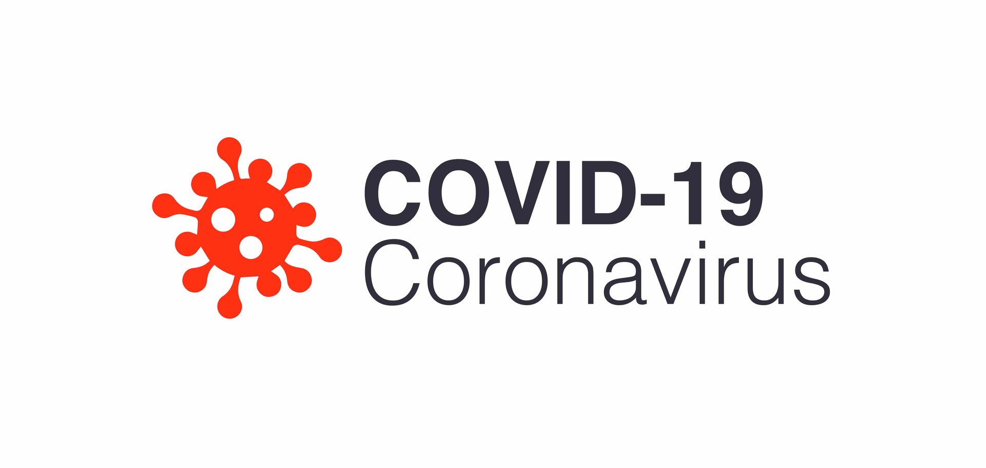 A Logo For Covid-19 Coronavirus On A White Background — SJP Law In Maroochydore, QLD