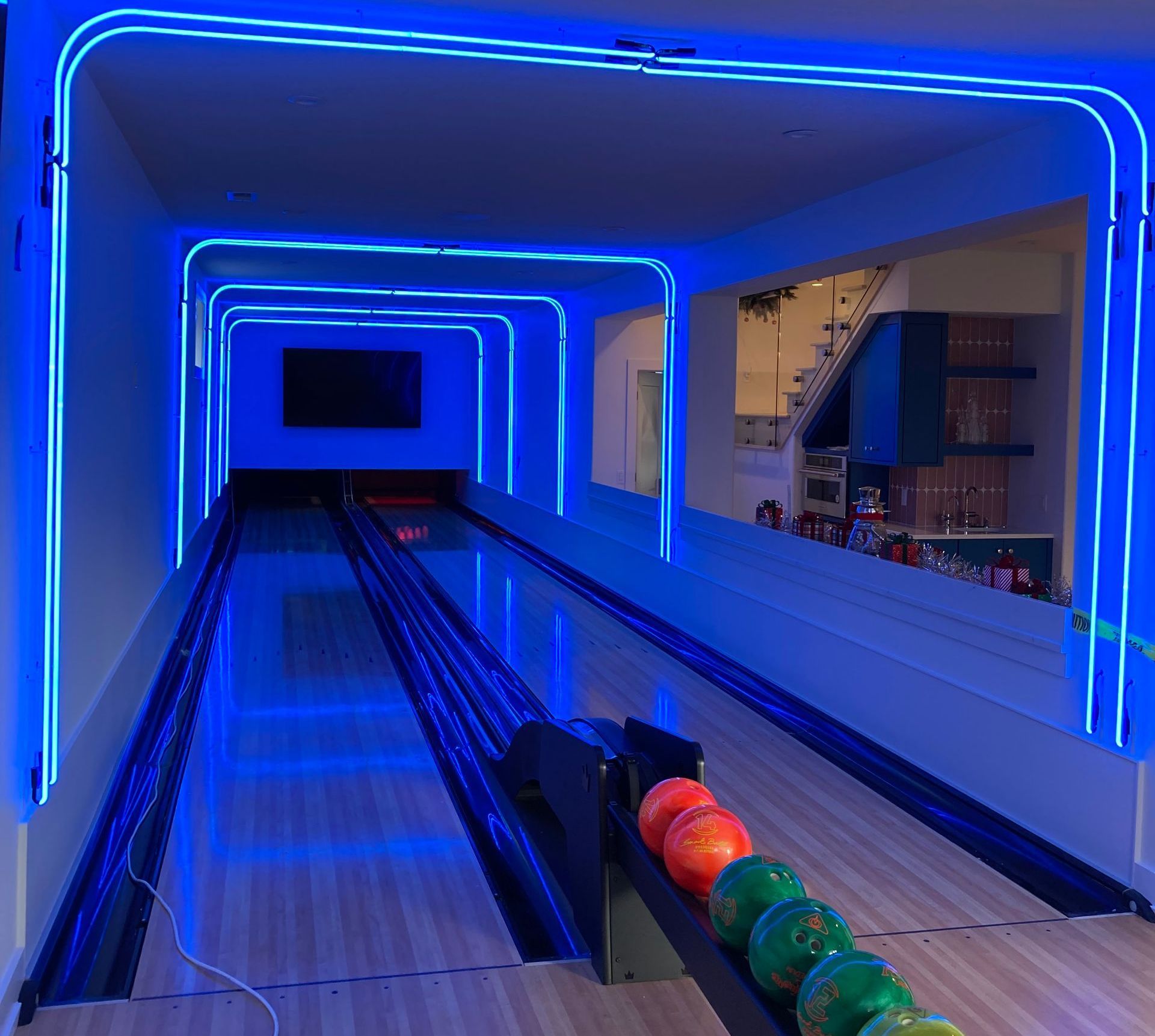bowling alley neon