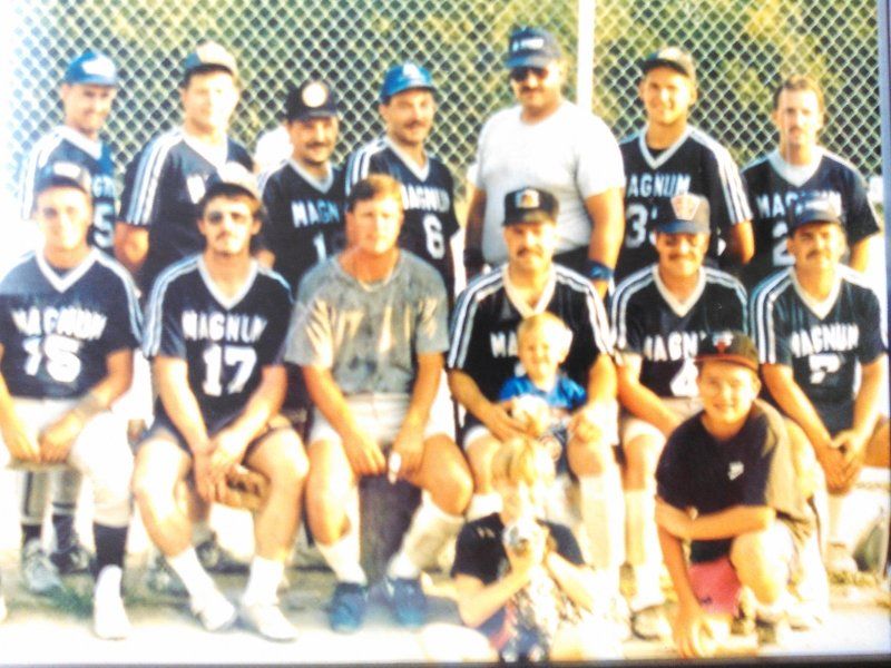 Magnum Security Softball team 1990