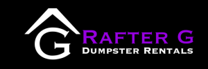 A logo for diamond dumpster rentals with a green dumpster