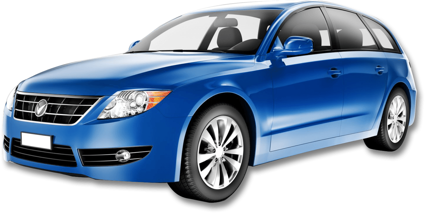 Blue Vehicle — Racine, WI — J & F Auto Glass