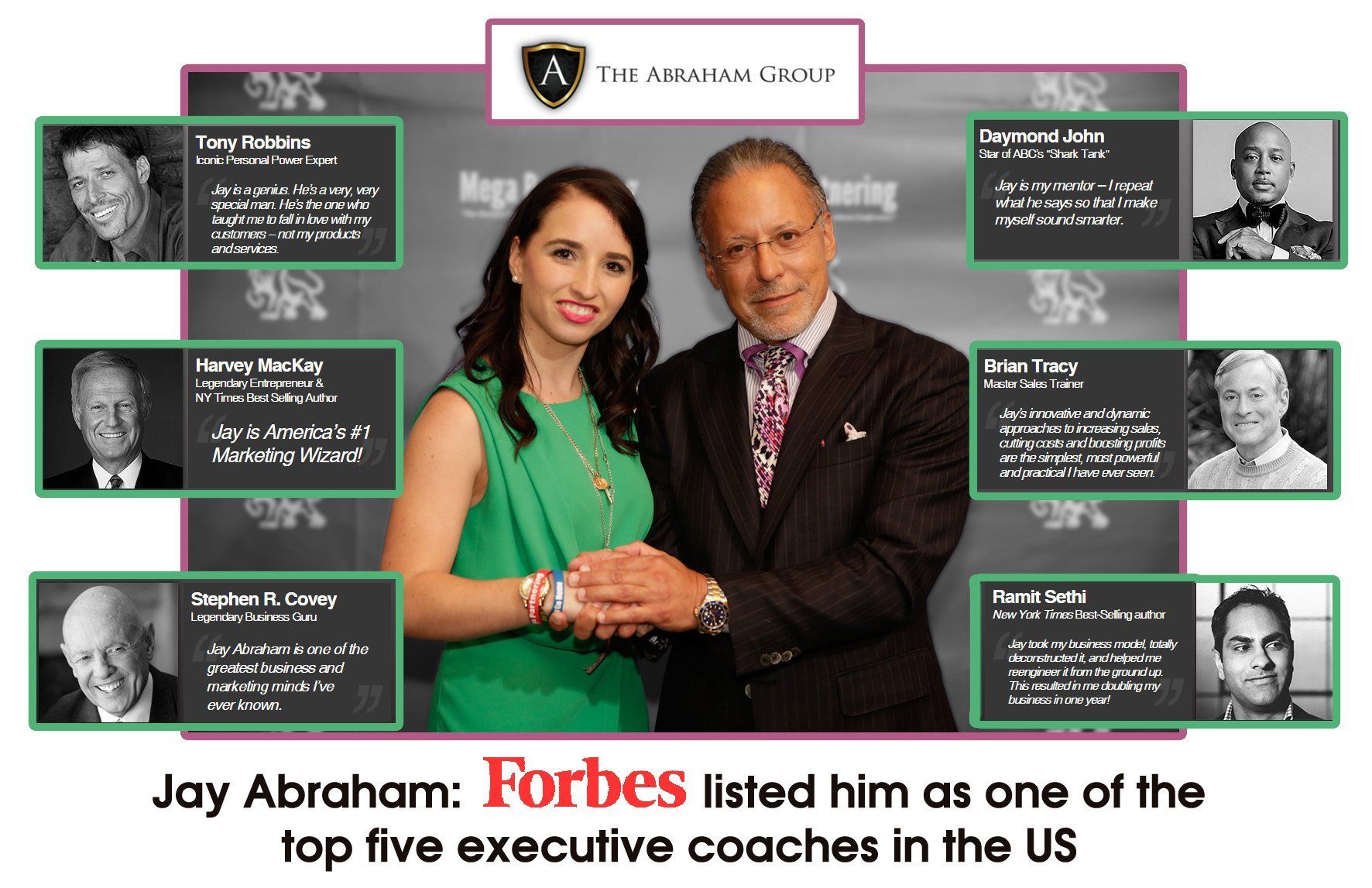 Jay Abraham - Forbes Listed and Marisa da Silva Business Coach