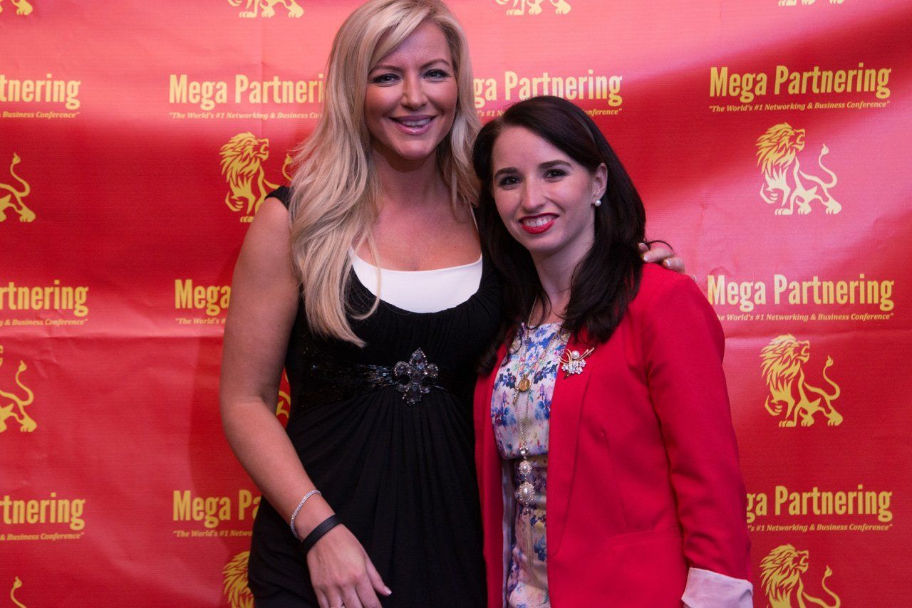 Michelle Mone - Founder of Ultimo Lingerie with south african speaker Marisa da Silva South African Entrepreneur