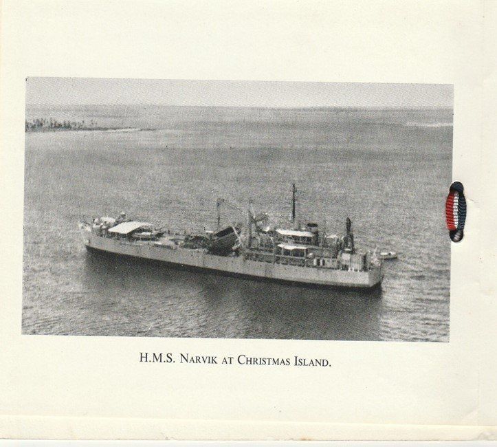 H.M.S Narvik at Christmas Island