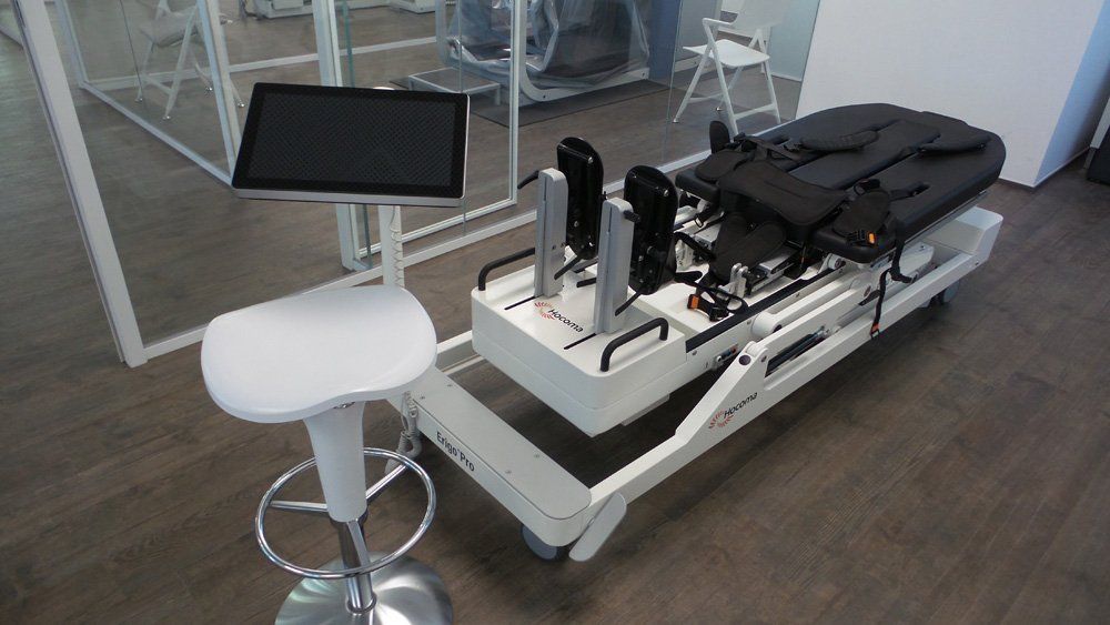 Sala con strumento di riabilitazione