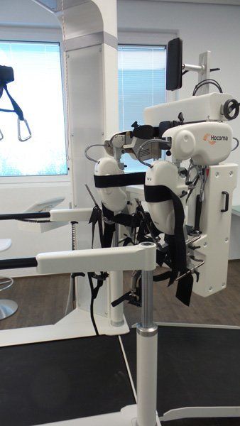 Sala con strumento di riabilitazione