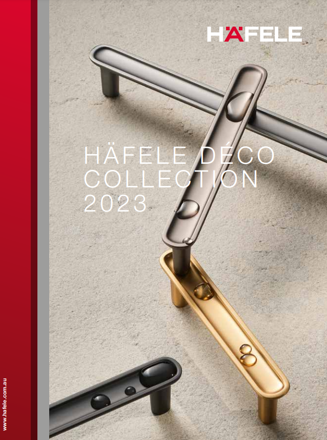 A brochure for the hafele deco collection 2023