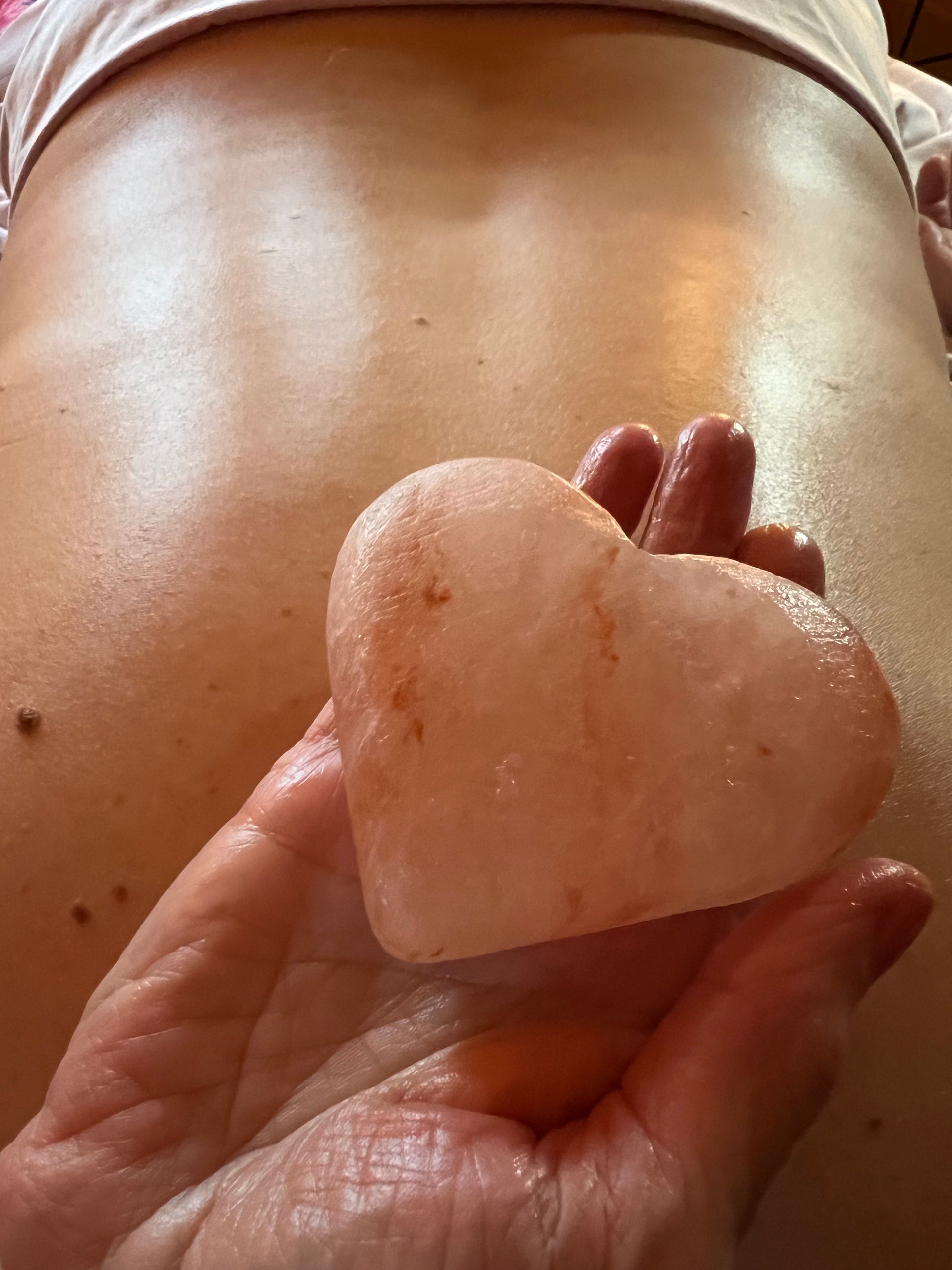 Salt stone massage