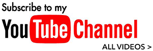 A sign that says subscribe to my youtube channel all videos