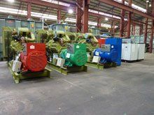 Row of generators
