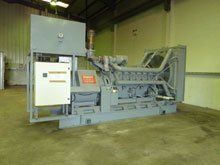 Side view of generator