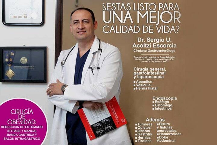 DR. SERGIO U. ACOLTZI ESCORCIA - Cirugía general