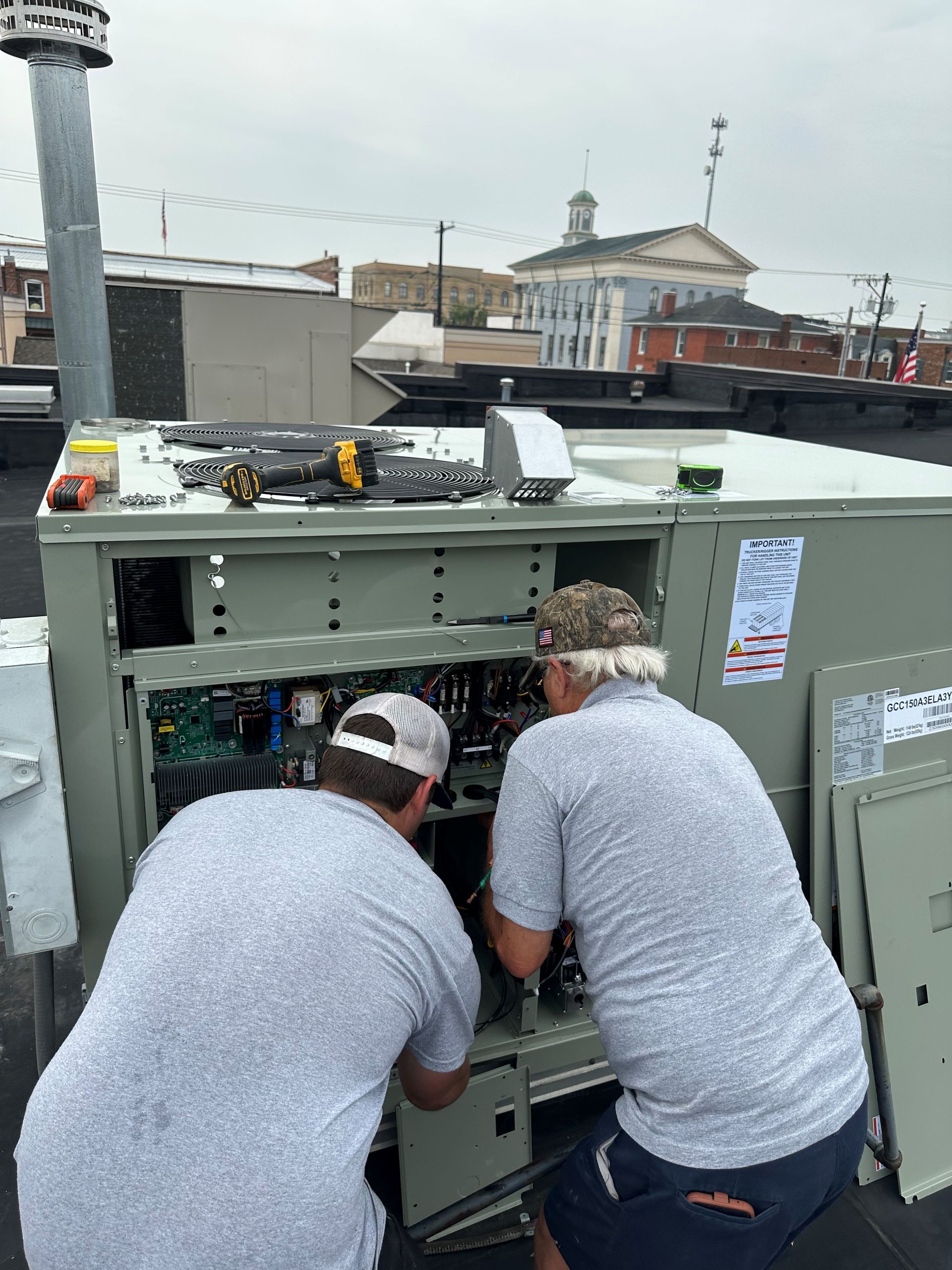 HVAC Portfolio Lexington, NC Central Services