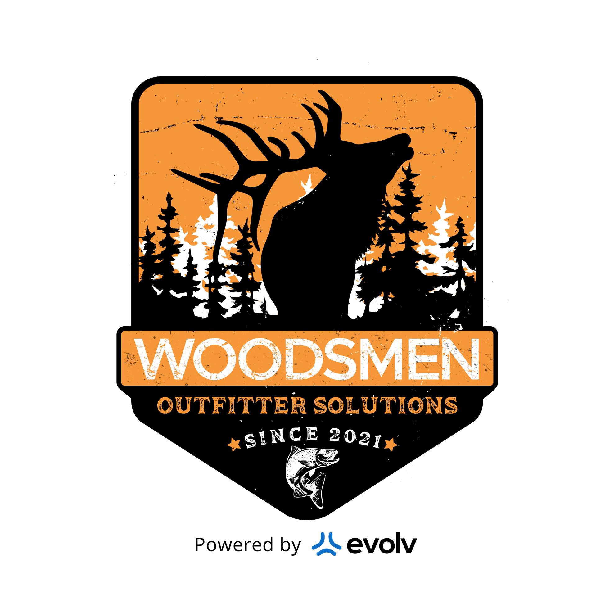 built by woodsmen logo