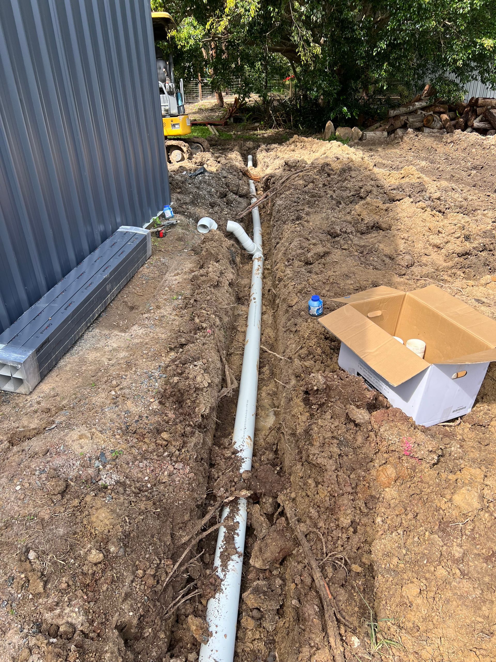Pipe Work Being Installed — Simpson's Plumbing & Maintenance Service in Dakabin, QLD
