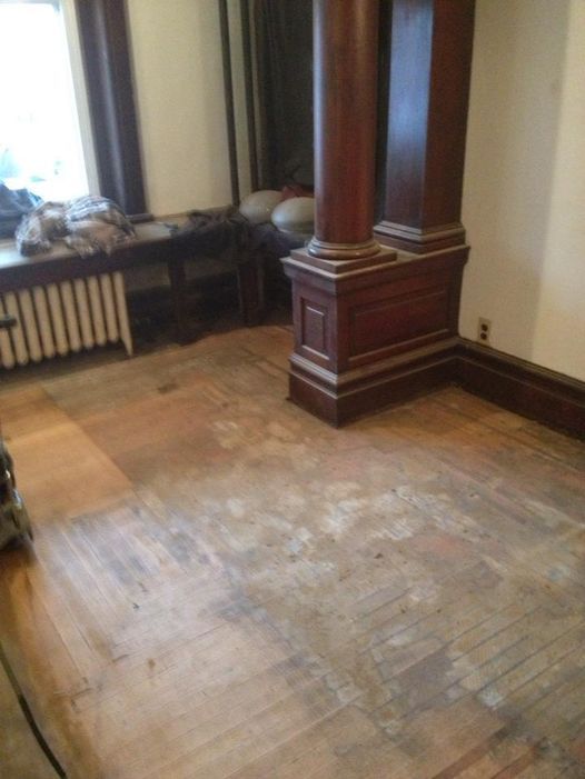Hardwook Floor Renovation before Lehigh Valley