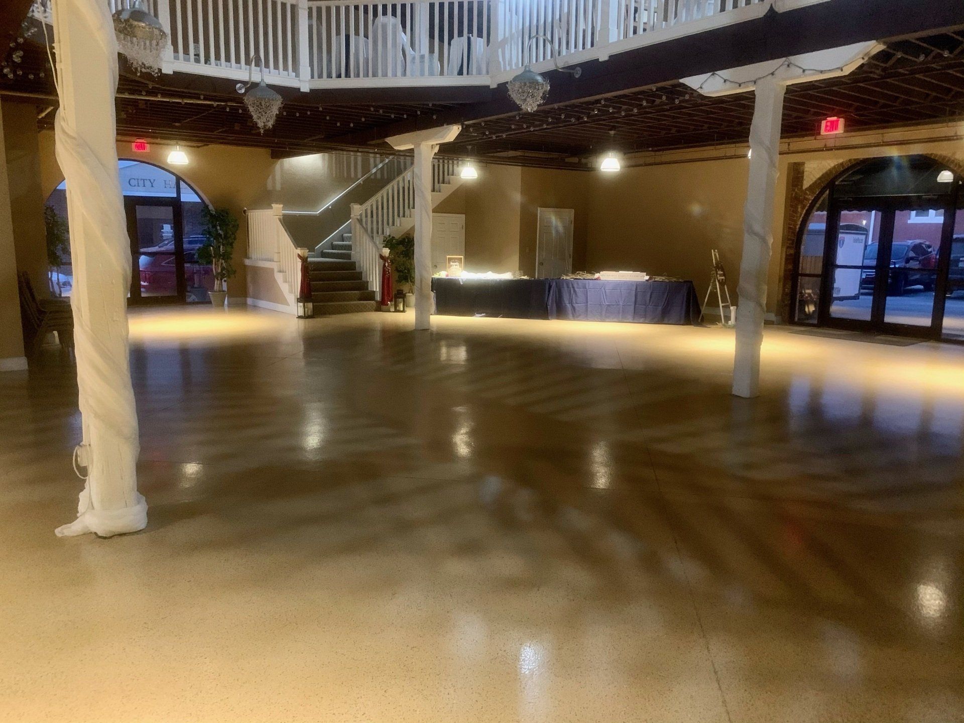 Reception Entryway with Dance Floor