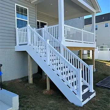composite deck and stairs