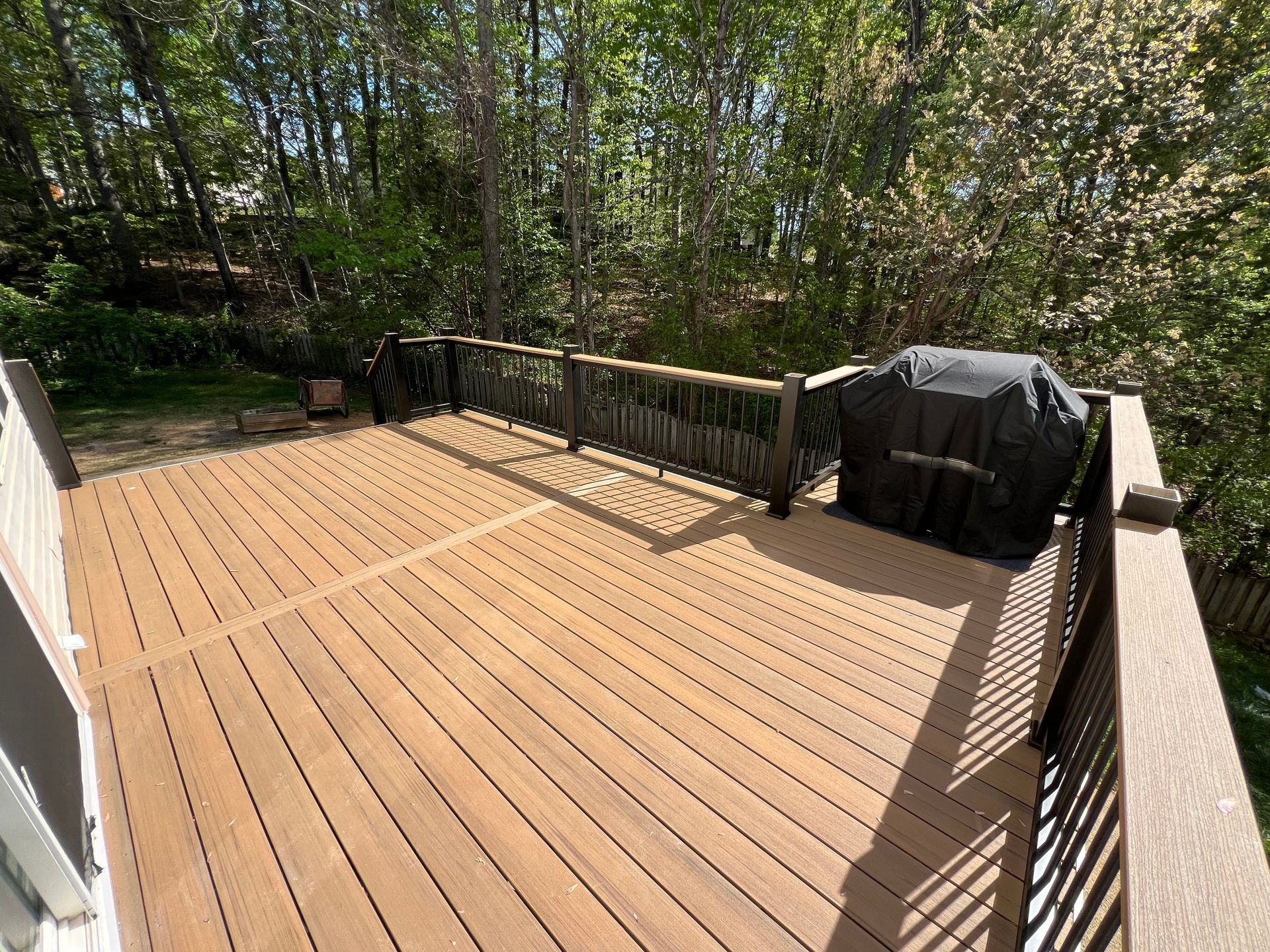 deck with grill