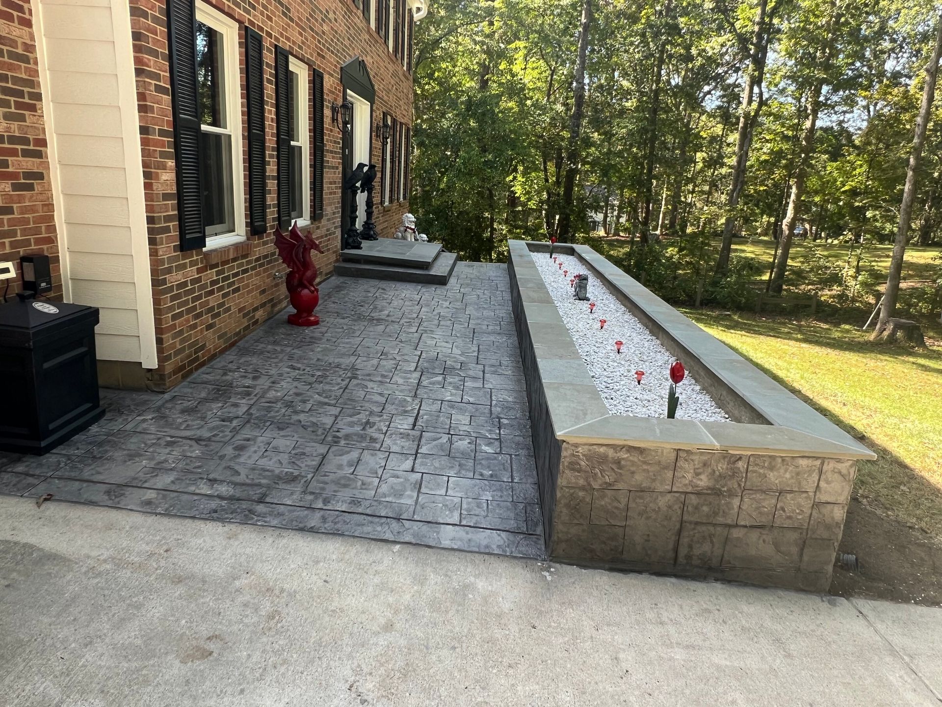 concrete patio 