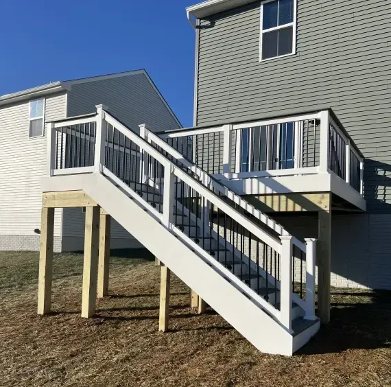 composite deck and stairs