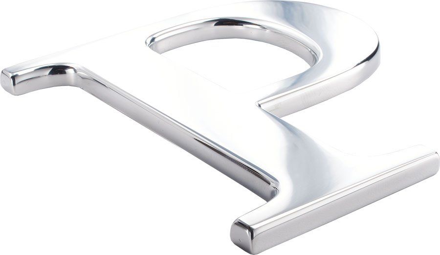 Polished Aluminum Letters